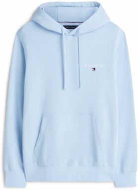 TOMMY HILFIGER Mikina 'BRAND LOVE'  svetlomodrá / biela
