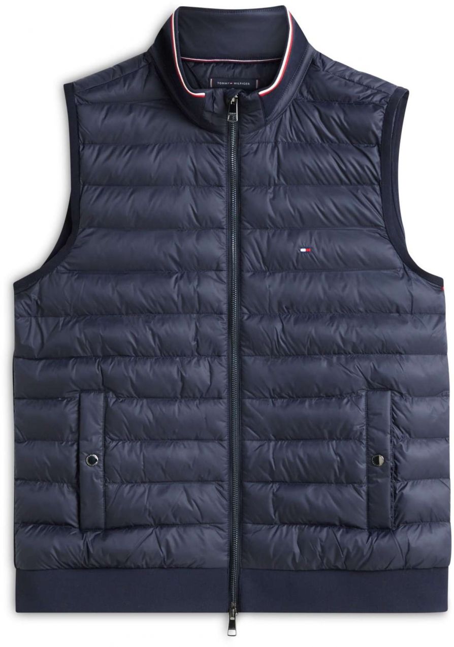 TOMMY HILFIGER Vesta 'ESS'  námornícka modrá / červená / biela