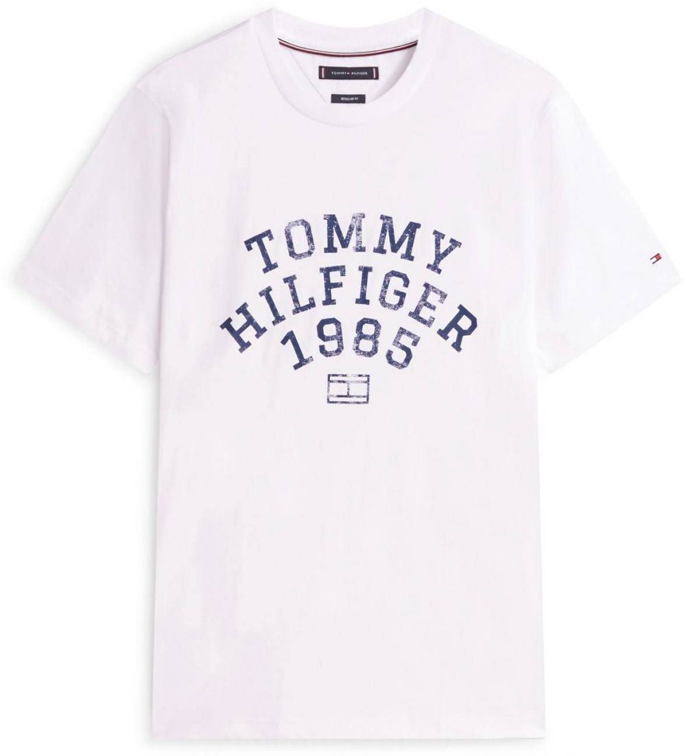 TOMMY HILFIGER Tričko 'ARCH'  námornícka modrá / biela