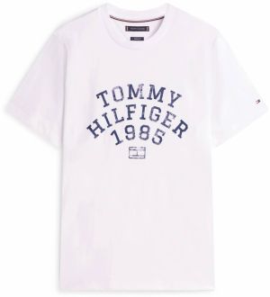 TOMMY HILFIGER Tričko 'ARCH'  námornícka modrá / biela
