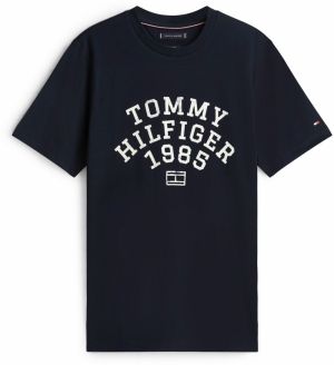 TOMMY HILFIGER Tričko  námornícka modrá / biela