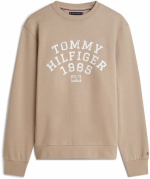TOMMY HILFIGER Mikina  béžová / biela