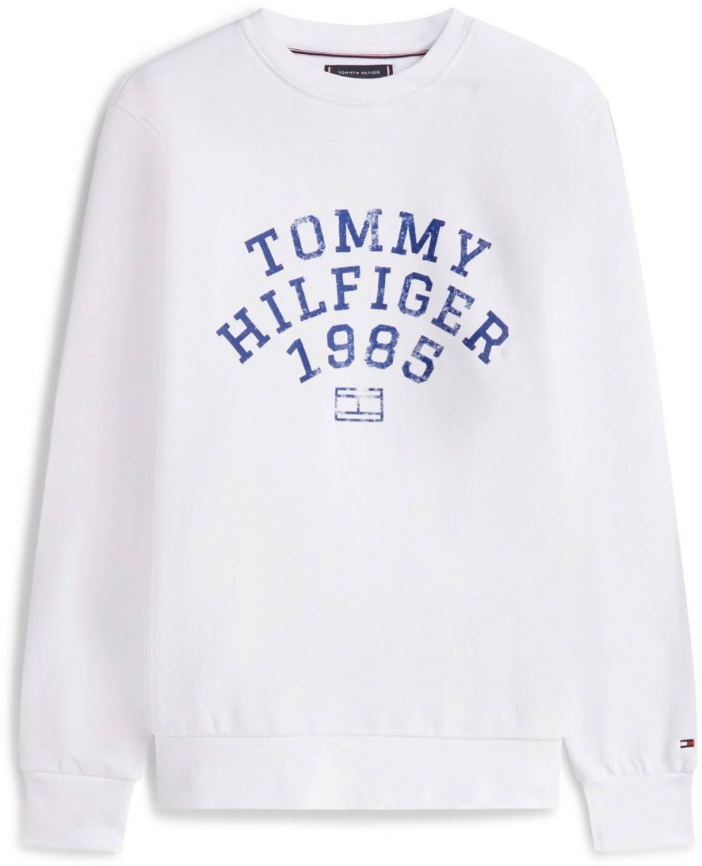 TOMMY HILFIGER Mikina  modrá / biela