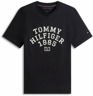 TOMMY HILFIGER Tričko 'ARCH'  čierna / biela