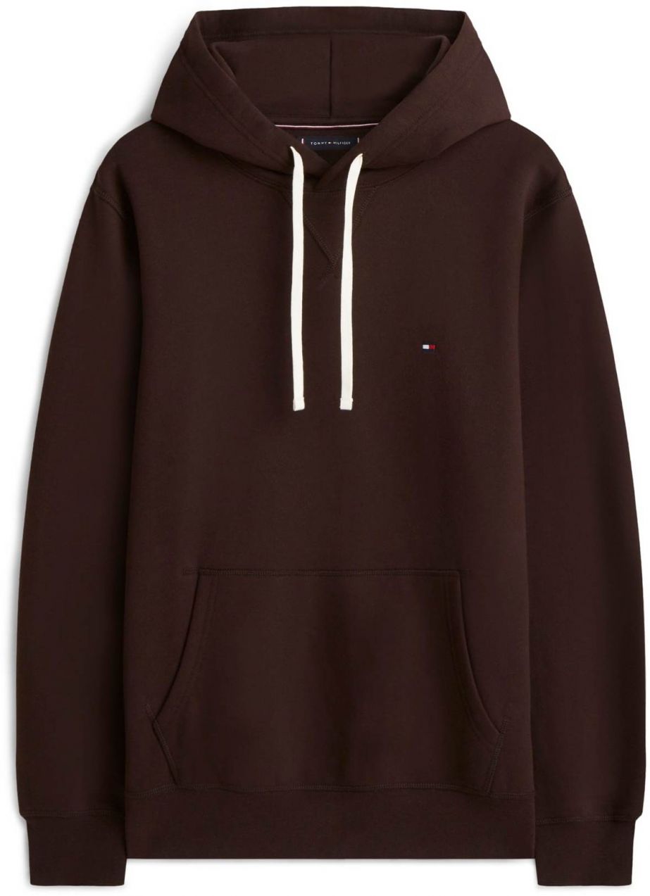 TOMMY HILFIGER Mikina 'ESS SEASONAL'  gaštanová / biela