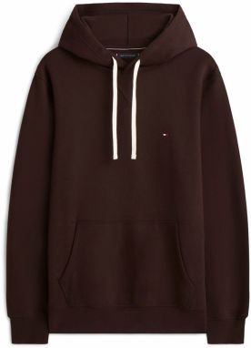 TOMMY HILFIGER Mikina 'ESS SEASONAL'  gaštanová / biela