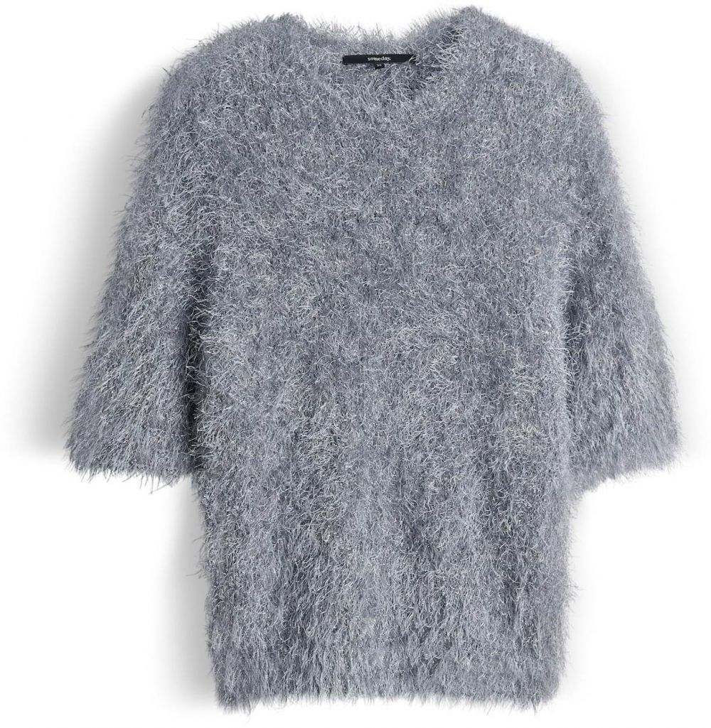 Someday Sveter 'Tooni'  strieborná