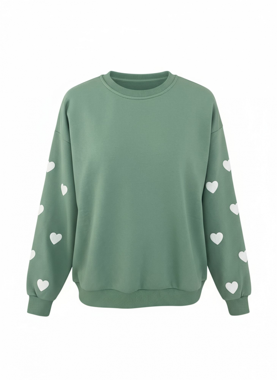 studioselect Mikina 'Clara'  mätová / biela