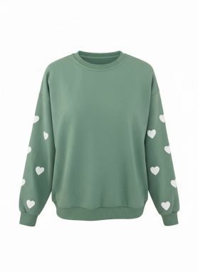 studioselect Mikina 'Clara'  mätová / biela