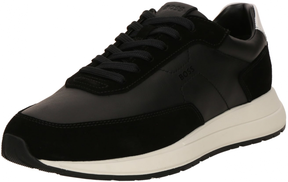 BOSS Nízke tenisky 'Vinston'  čierna / šedobiela