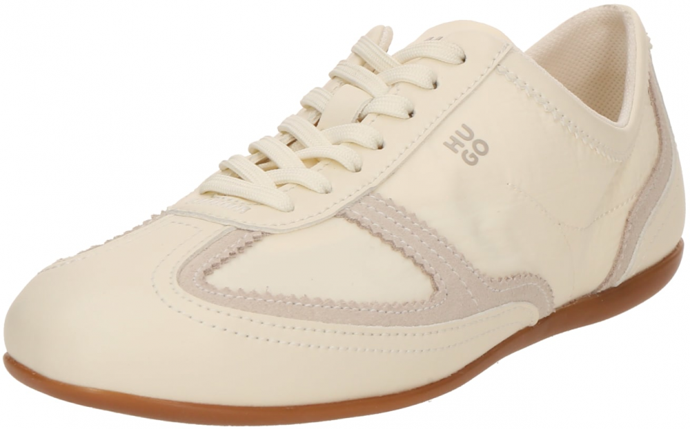 HUGO Nízke tenisky 'Mystie'  béžová / biela ako vlna