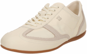 HUGO Nízke tenisky 'Mystie'  béžová / biela ako vlna