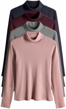 The Set Tričko  námornícka modrá / ružová / bordová / čierna