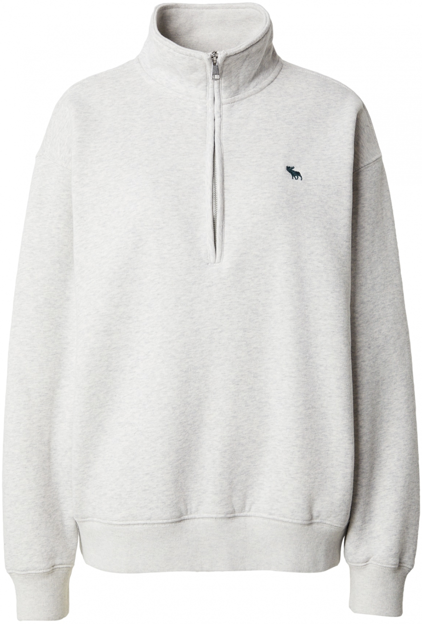 Abercrombie & Fitch Mikina  sivá melírovaná