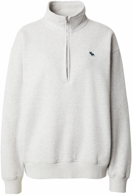 Abercrombie & Fitch Mikina  sivá melírovaná