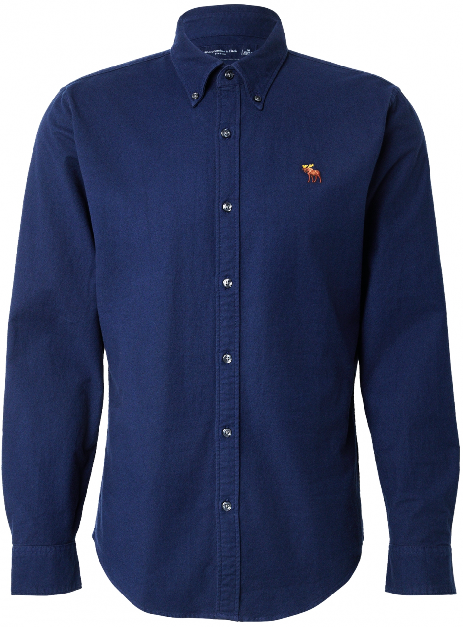 Abercrombie & Fitch Košeľa  námornícka modrá
