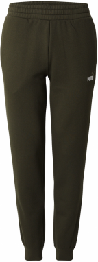 PUMA Športové nohavice 'ESS 2 No. 1'  olivová