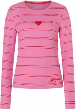 LIEBLINGSSTÜCK Tričko 'SinaL'  svetloružová / červená