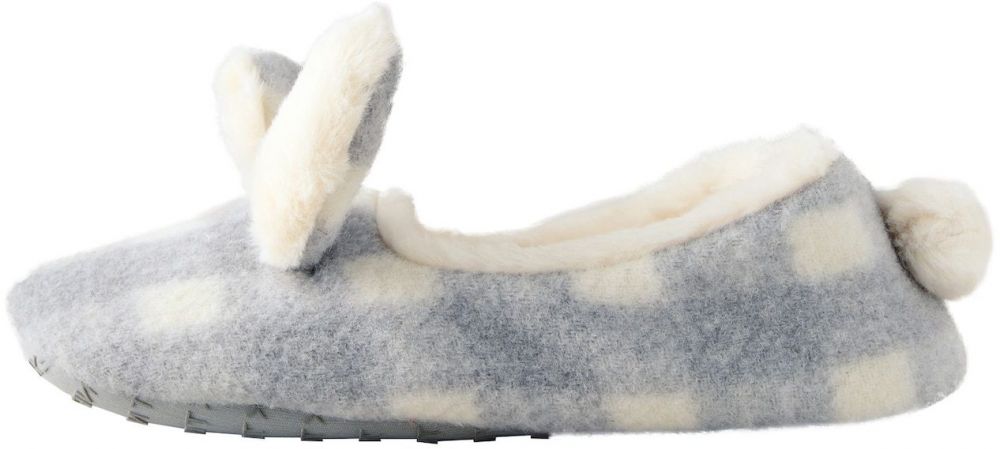 Next Papuče  svetlosivá / biela