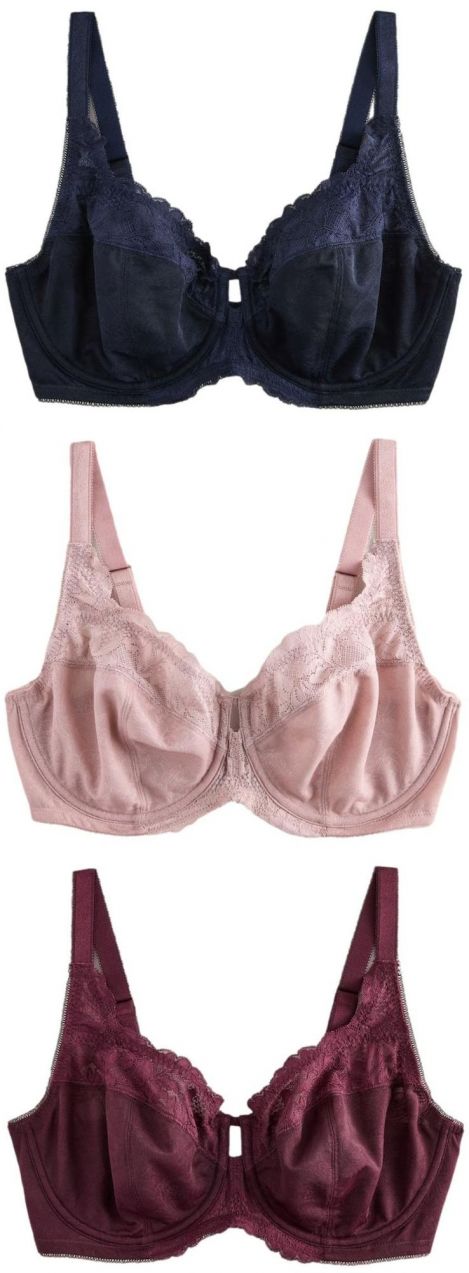 Next Podprsenka  rosé / vínovo červená / čierna