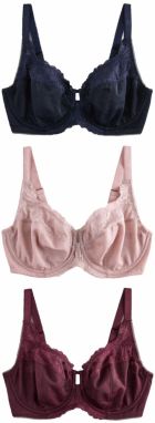 Next Podprsenka  rosé / vínovo červená / čierna