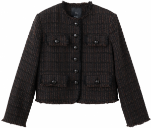 MANGO Prechodná bunda 'MONACO'  hnedá / čierna