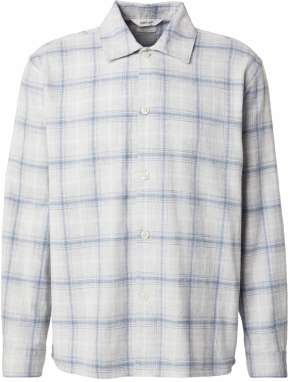 SELECTED Košeľa 'SLHEDWIN'  dymovo modrá / svetlosivá / biela