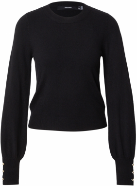 VERO MODA Sveter 'VMHAPPY'  čierna