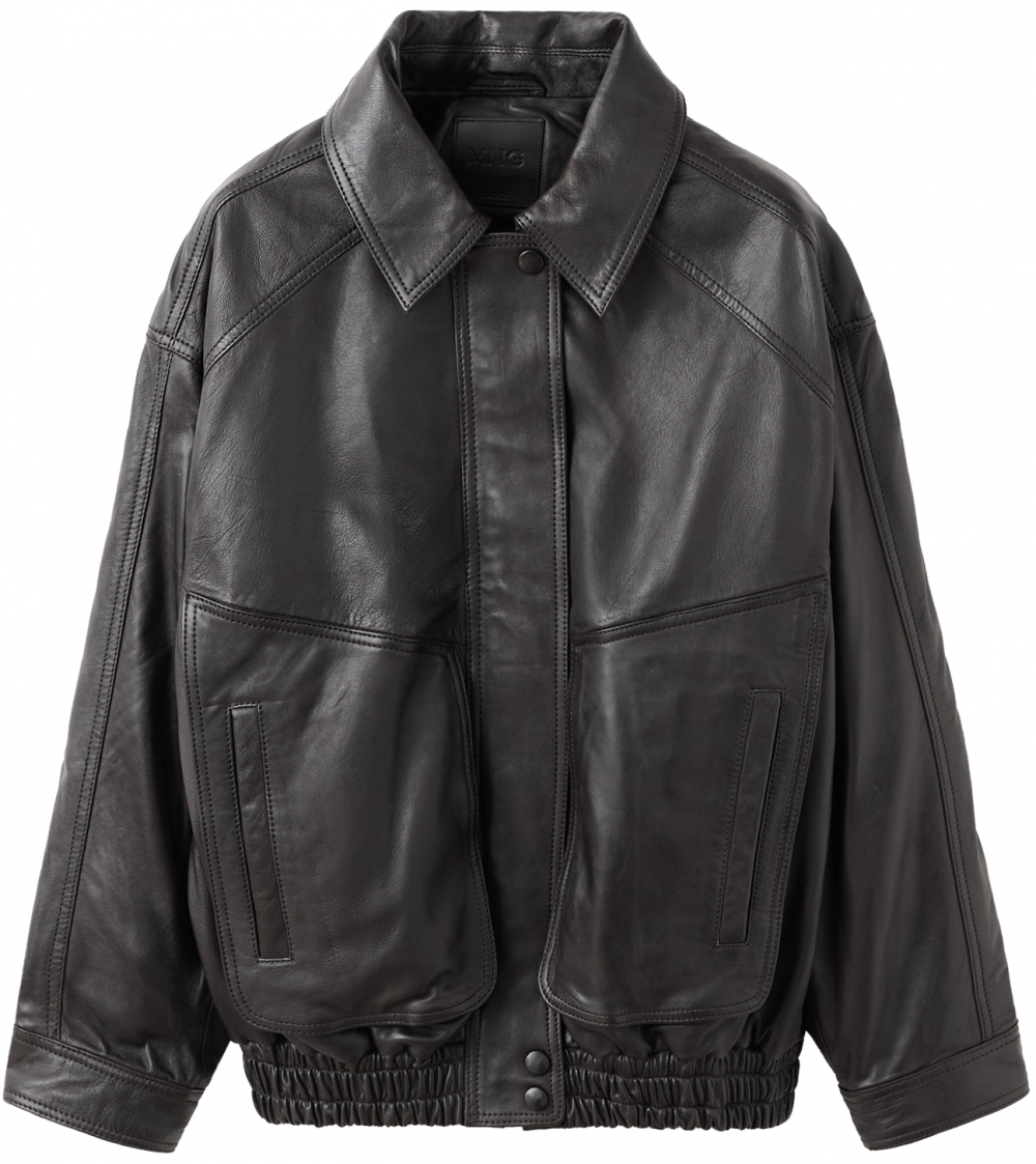 MANGO Prechodná bunda 'LONDON'  tmavohnedá