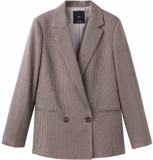 MANGO Blejzer 'CHARLOTT'  béžová / bordová / čierna