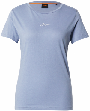 BOSS Tričko 'C_Elove'  svetlomodrá / biela