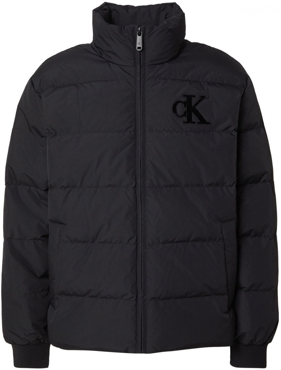 Calvin Klein Jeans Prechodná bunda 'CHENILLE'  čierna