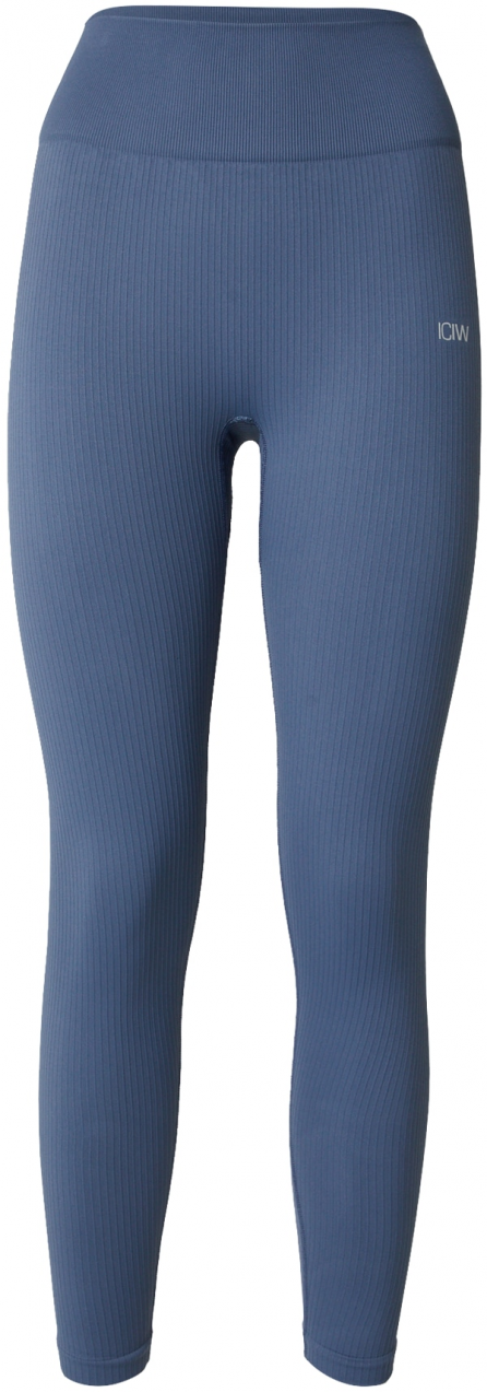 ICANIWILL Športové nohavice  zafírová / strieborná