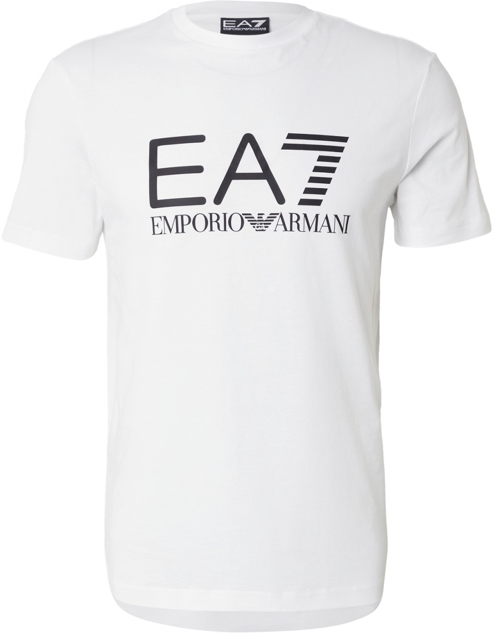EA7 Emporio Armani Tričko  čierna / biela