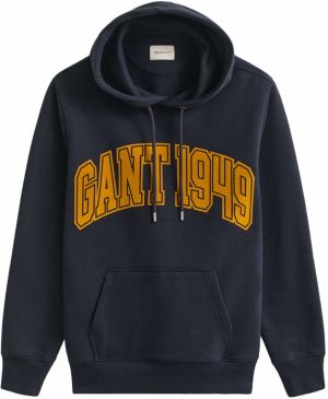 GANT Mikina  tmavomodrá / šafránová