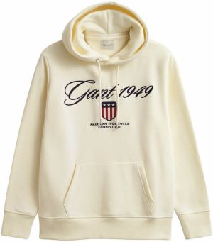 GANT Mikina  krémová / námornícka modrá / jasne červená