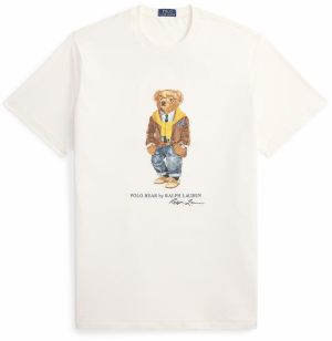 Polo Ralph Lauren Big & Tall Tričko  krémová / modrá denim / hnedá / karí