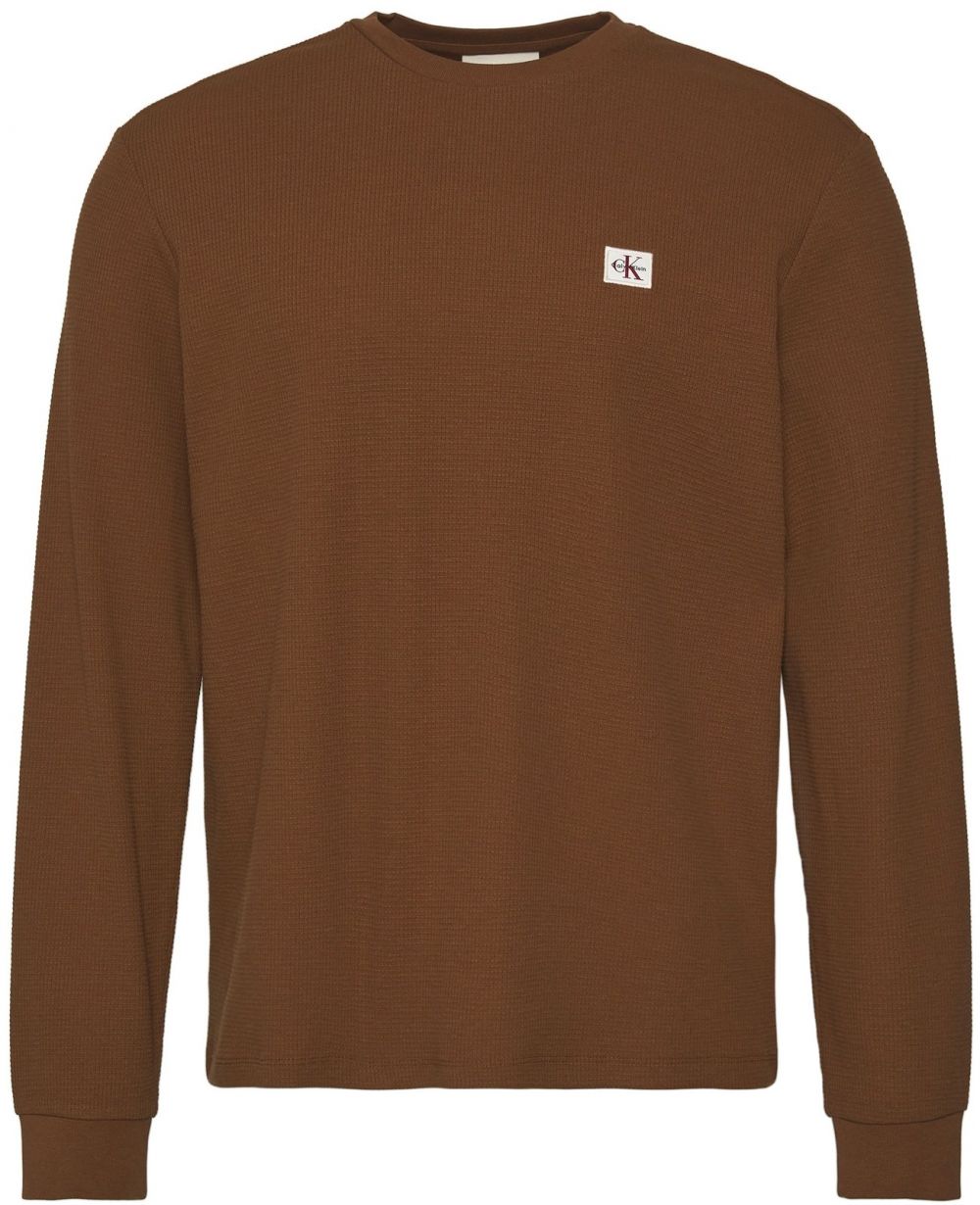 Calvin Klein Jeans Tričko  gaštanová