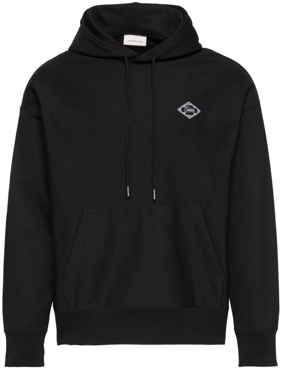 Calvin Klein Jeans Mikina  čierna / biela