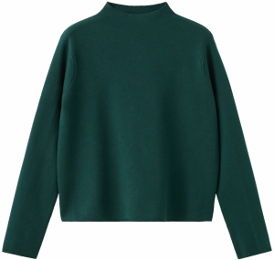 MANGO Sveter 'CHIMNEY'  tmavozelená