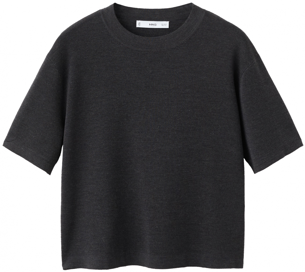 MANGO Sveter 'SAMMY'  antracitová