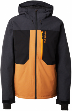 QUIKSILVER Športová bunda 'DAWSON'  oranžová / čierna