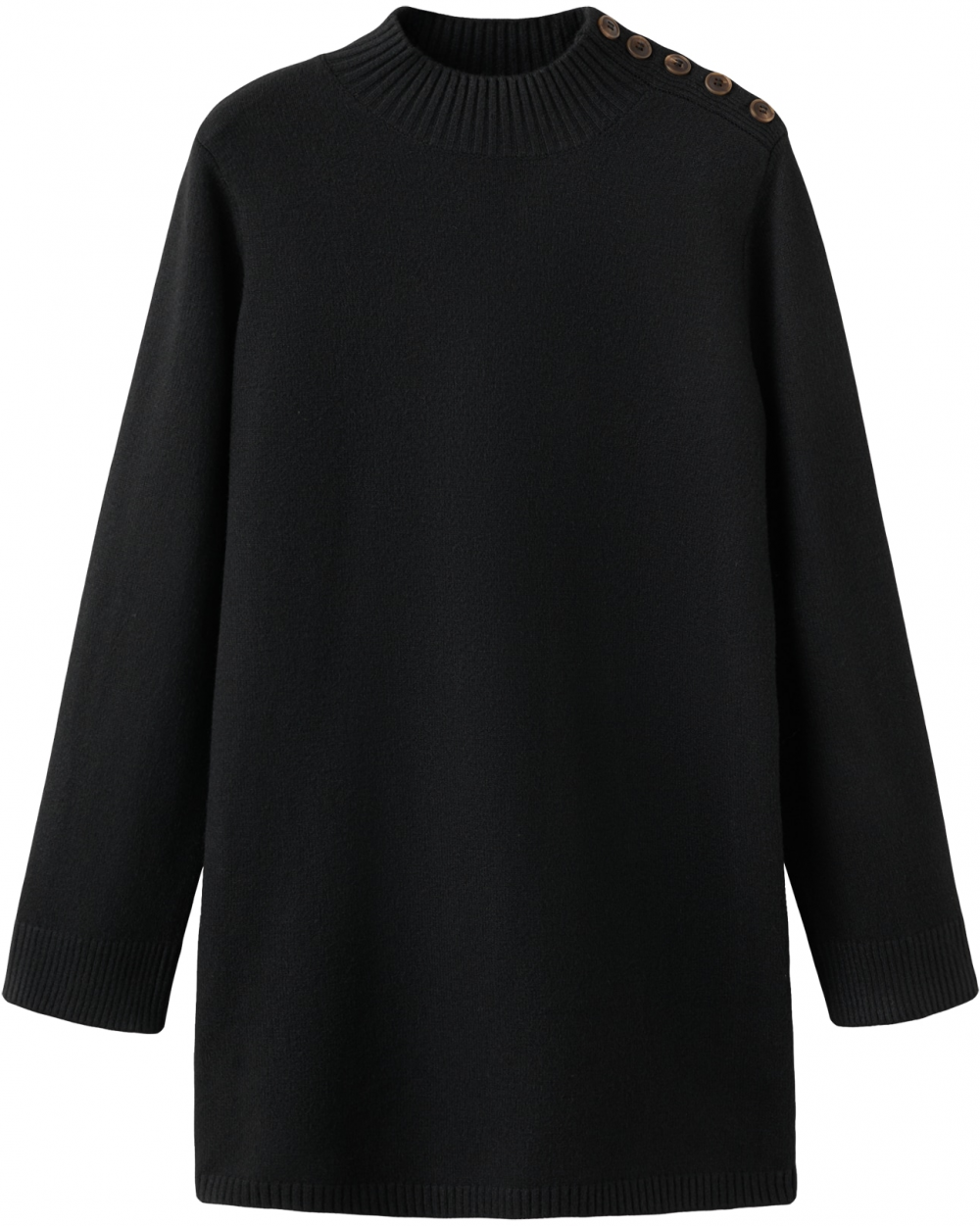 MANGO Pletené šaty 'HARRY'  čierna
