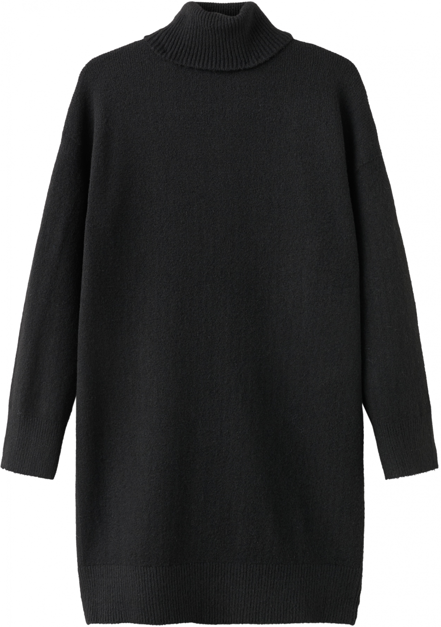 MANGO Pletené šaty 'TALDOTE'  čierna
