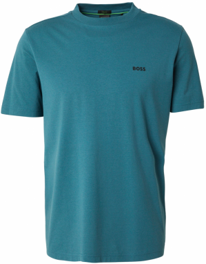 BOSS Tričko  petrolejová / čierna