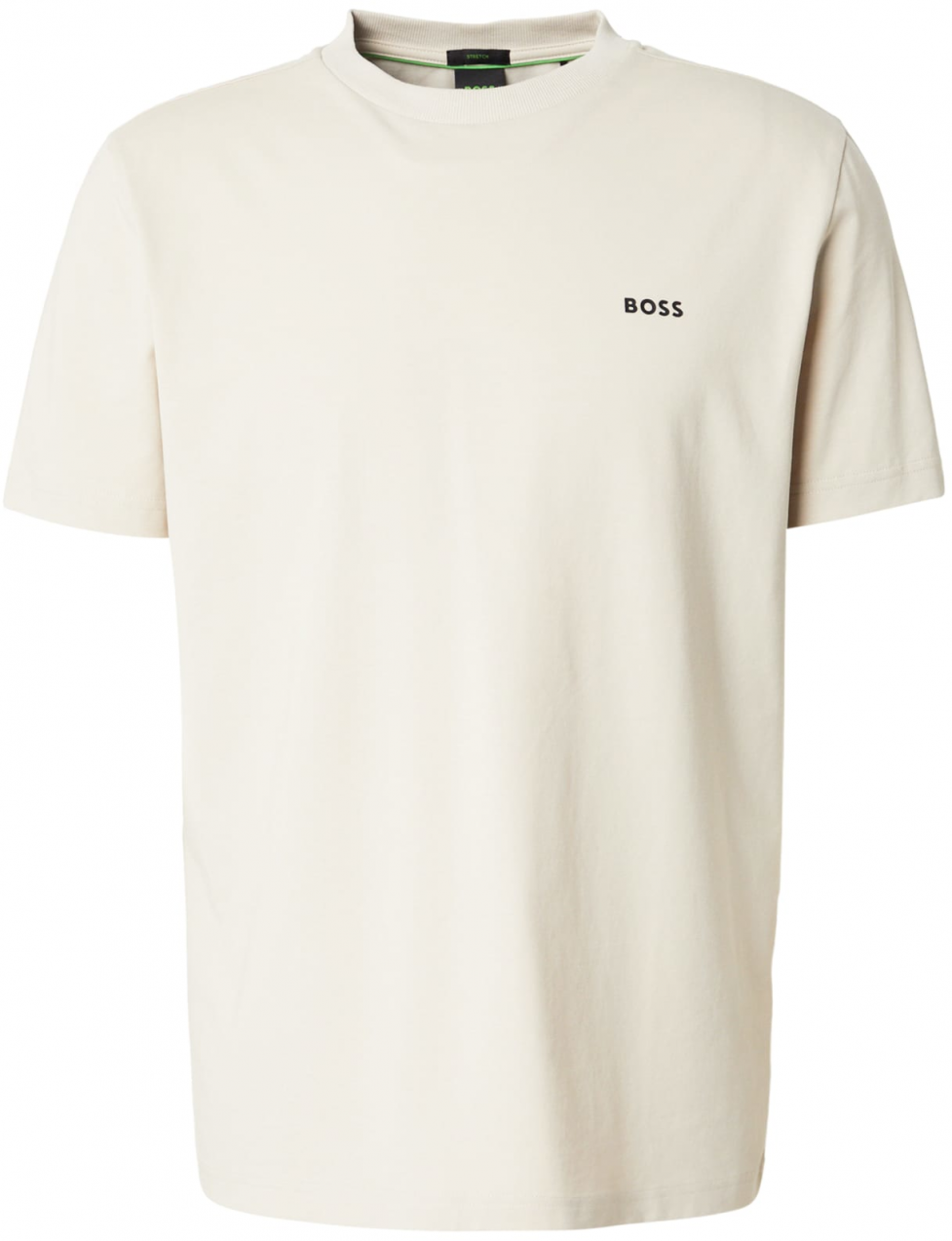 BOSS Tričko  béžová / čierna