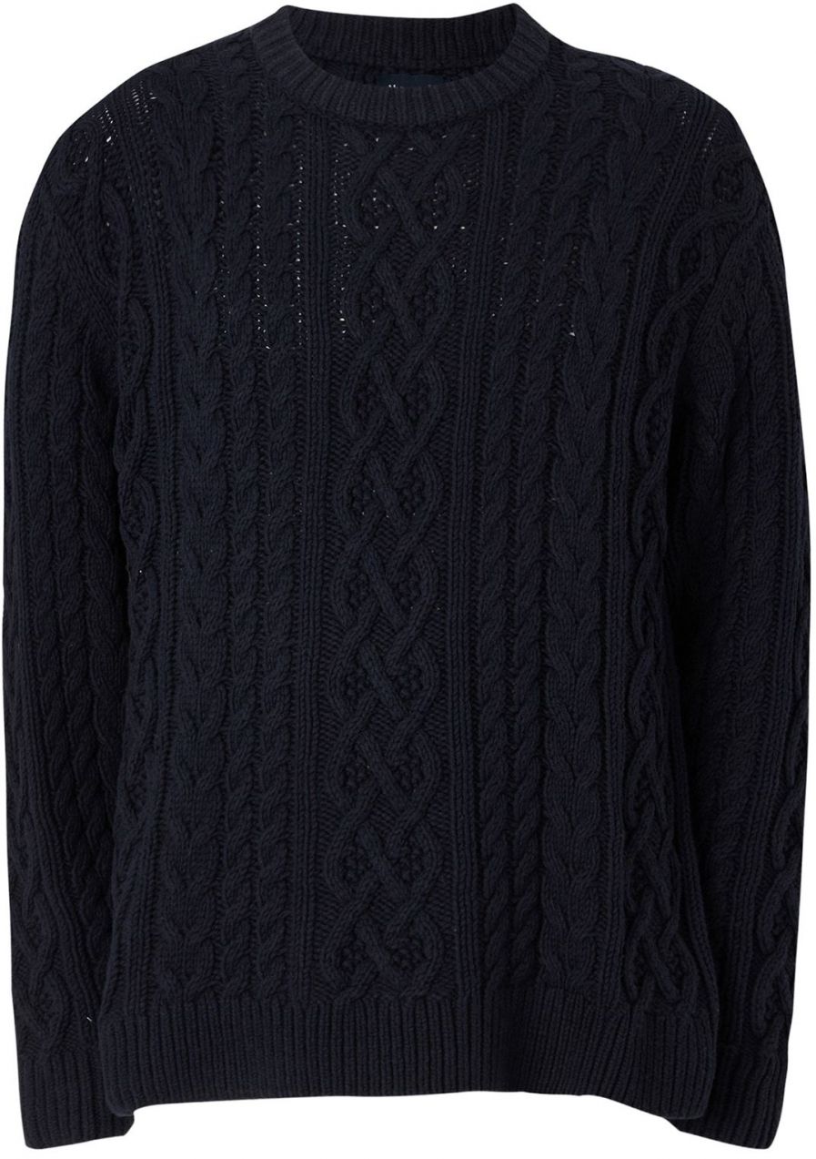 Abercrombie & Fitch Sveter  námornícka modrá