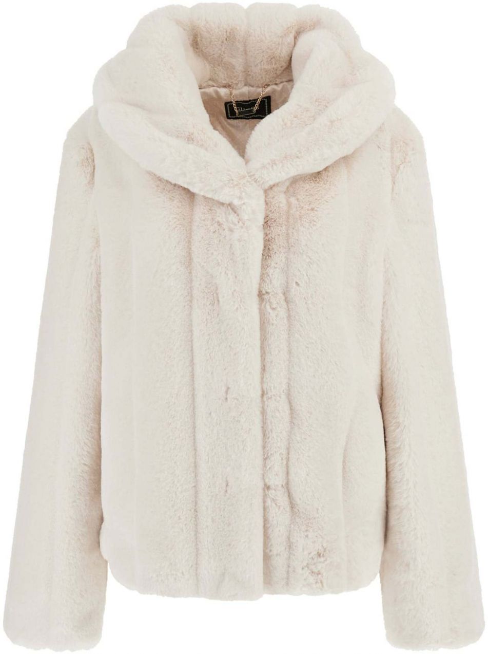 GUESS Zimná bunda 'NEW SOPHY'  sivobéžová