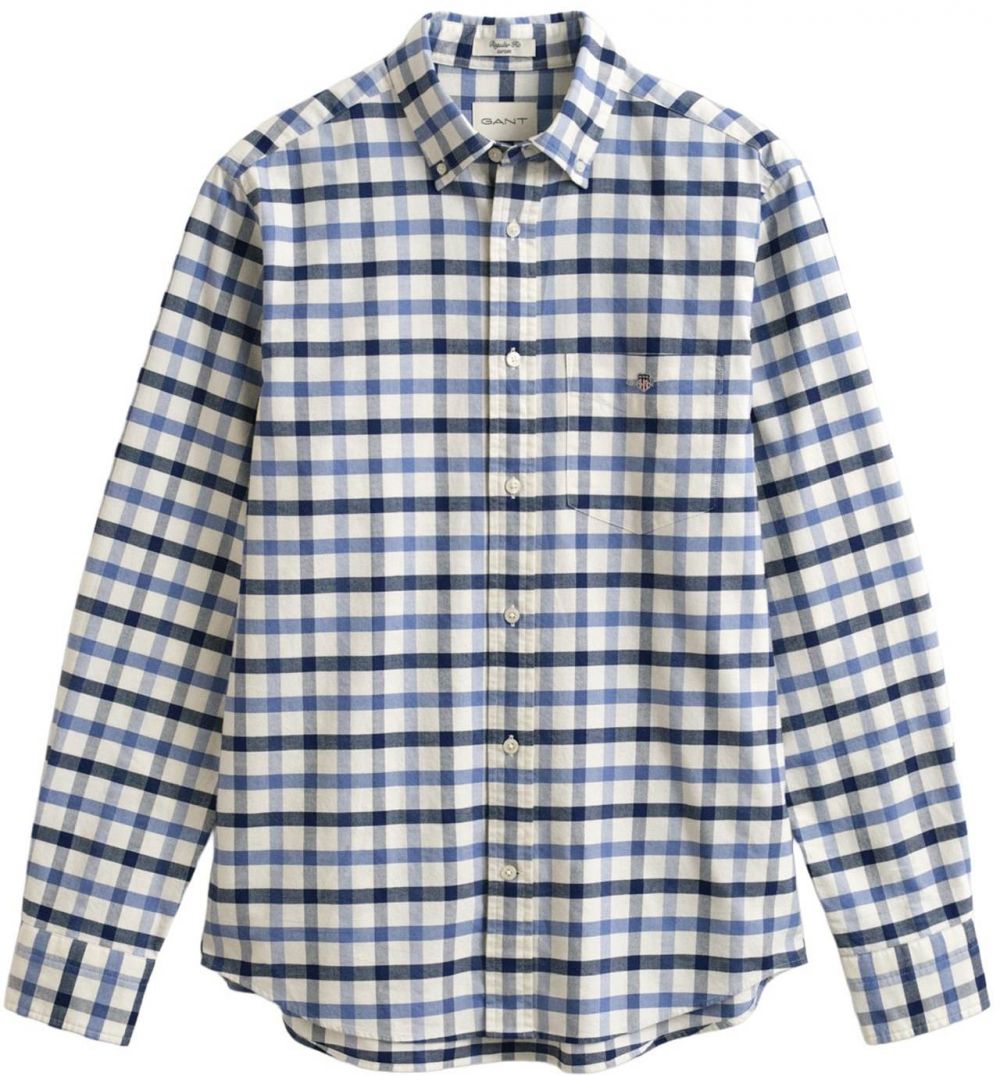 GANT Košeľa  modrá / biela