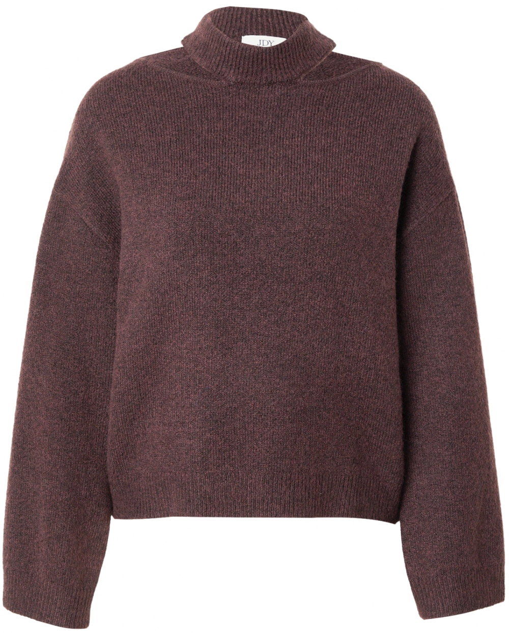 JDY Sveter 'JDYDEBBIE'  tmavohnedá